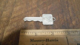 L4450 - Vintage 1960s RARE Authentic Early Playboy Club Key Hand Stamped 5