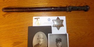 Chicago Obsolete Retired Police Badge - Carter H.  Harrison Medal 1906 - 2 photos 6