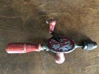Vintage Egg Beater Style Hand Drill.  Made In The Usa