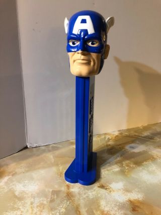 Rare Marvel Captain America Giant Pez Candy Dispenser Over 12 " Tall Look