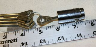 9 x Abloy plug locks w/ 5 keys for T & L locking handles for 1 price 4