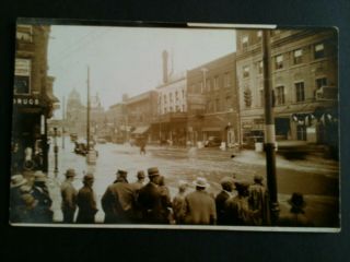 Rare 1928 Rppc E Main St Lexington Ky Kentucky Flood Photo Post Card Pc Disaster