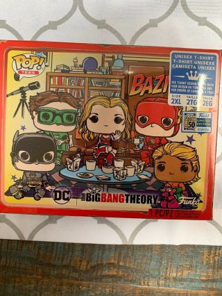 Bazinga T - Shirt The Big Bang Theory Funko 2019 Summer Convention Le Exclusive M