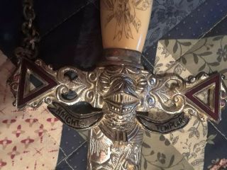 Masonic Named Antique Knights Templar Sword w/Scabbard - Henderson Ames Co. 2