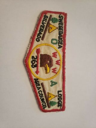 Boy Scout Swegedaigea Oa Lodge 263 Flap Patch - Silverado Area Council