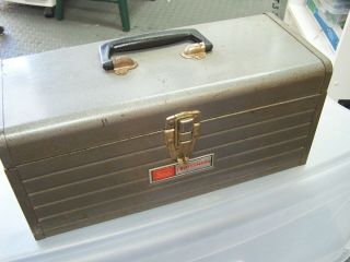Vintage Sears Craftsman Metal Tool Box Model 65013 X 7.  5 " X 7 " Tray