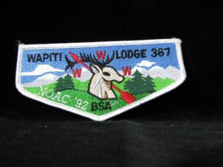 Wapiti Lodge 367 1992 Noac Delegate Flap