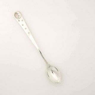 Tiffany & Co Sterling Silver Man In The Moon Feeding Spoon Bx9 - Tcbs4