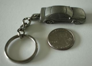 Vw Volkswagen Passat ? Jetta Sedan Car Pewter Keychain Key Ring 29885