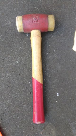 Vintage Chicago Rawhide Hammer Mallet 3 For Leather Leathercraft