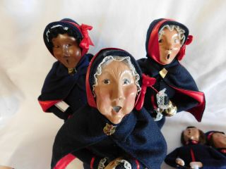 BYERS CHOICE SALVATION ARMY CAROLERS 1990 ' S & 2003 RARE AFRICAN LADY & DRUMMER 8