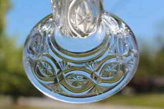 GORGEOUS Eapg c1894 Antique Mckee Glass CO.  BRITANNIC Kerosene Oil Lamp L@@K 7