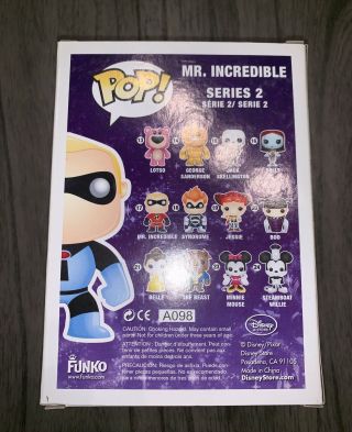 Funko Pop Disney Pixar SDCC 2011 Exclusive Mr.  Incredible Blue Suit 17 2