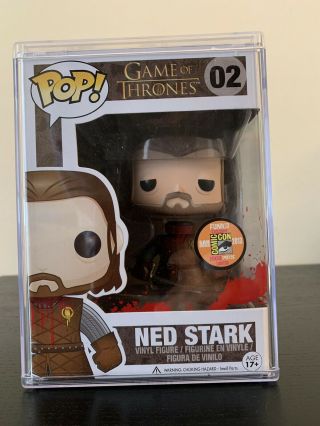 Funko Pop Headless Ned Stark Game Of Thrones 02 SDCC Exclusive 2013 Authentic 8