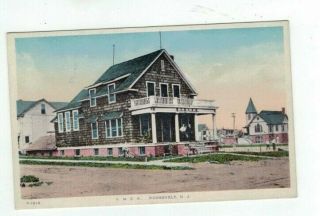 Nj Roosevelt Jersey Antique Post Card Y.  M.  C.  A.