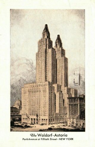 Waldorf Astoria Hotel NYC Souvenir Building (heavy pewter) 6
