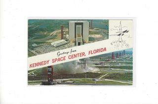 Apollo/saturn V Facilities At 60s Kennedy Space Center Postcard