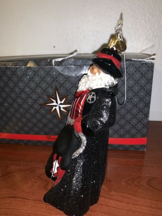 RARE Christopher Radko Cattle Barons Ball Special Limited Edition Cowboy Santa. 5