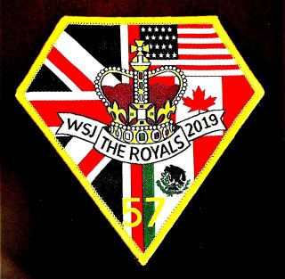 24th 2019 World Scout Jamboree United Kingdom Uk Unit 57 The Royals Badge Patch