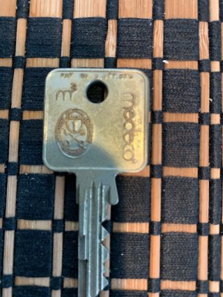 SET OF TWO MEDECO PROFESSIONAL HIGH SECURITY M3 LOCKS WITH ONE KEY ONLY 2