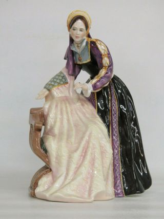 Royal Doulton Hn3449 Catherine Howard Hand Painted Porcelain Figurine 809b