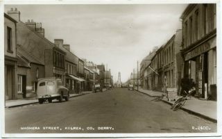 Kilrea - Maghera Street - Old Real Photo Postcard View