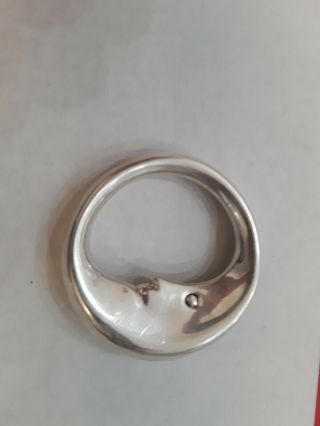 Tiffany & Co Sterling Silver Man In The Moon Baby Rattle