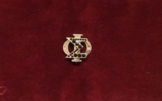 Sigma Phi Fraternity Pin,  1860