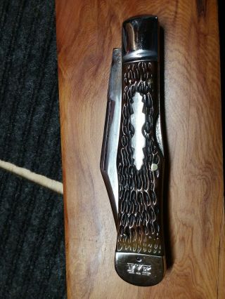 1878 - 1931 York Knife Co Hammer Brand Big Lockback Bone