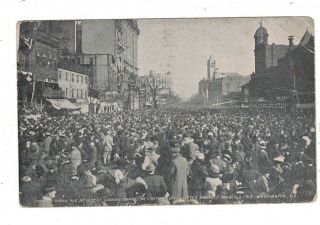 Postcard Penn.  Ave At 15th St.  Looking At The Suffragette 