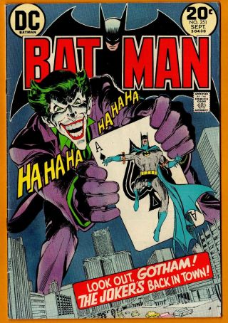 Bat Man (batman) Dc Comic Book - 251 (bronze) /1973