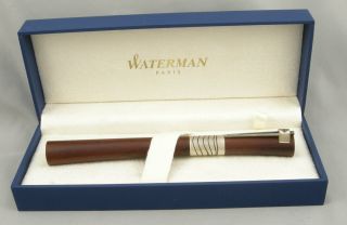 Waterman Serenite Cocobolo Wood Limited Edition Fountain Pen - 18kt F Nib