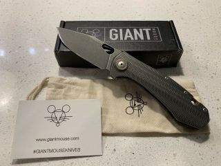 Limited Edition Giant Mouse Knives Gmp5 Pirate Edc Folding Knife Anso Voxnaes