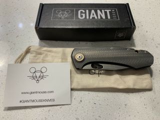 Limited Edition Giant Mouse Knives Gmp5 Pirate Edc Folding Knife Anso Voxnaes 2