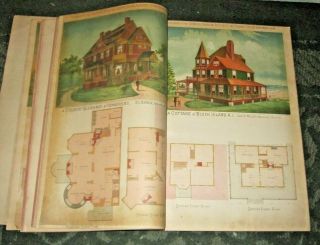 1886 PUBLICATION - SCIENTIFIC AMERICAN ARCHITECTS AND BUILDERS EDITION 8