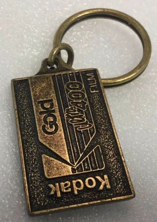 Vintage Kodak Film Promo Keyring Kodak Gold Ultra 400 Ancien Porte - Clés Keychain