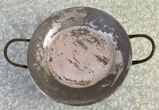 Antique 19thC FRENCH COPPER PIE PAN 11.  5 