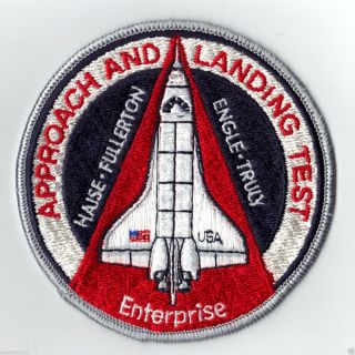 Vintage - Alt - Approach And Landing Test Enterprise Nasa Sts Shuttle Patch