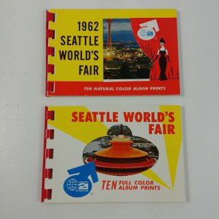 Seattle Worlds Fair Post Card Prints Folder Color Album Prints
