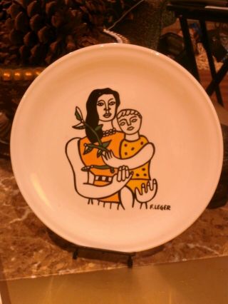 Fernand Leger France Musee Plate Mother & Child