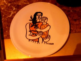 FERNAND LEGER FRANCE MUSEE PLATE MOTHER & CHILD 5