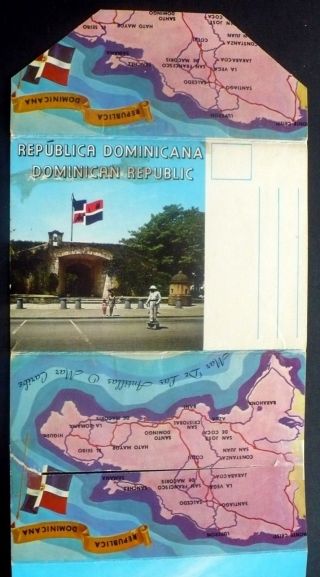 1950s Dominican Republic Folder,  Santo Domingo,  Boca Chica,  Airport,  Macao