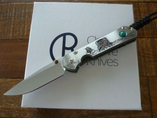 Chris Reeve Small Sebenza 21 W/ Lunar Landing Computer Graphic Knife/knives