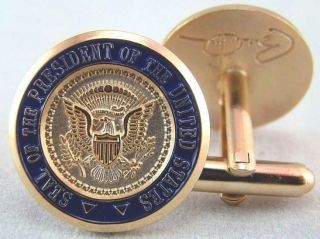 These Are Authentic White House Issued Barack Obama Presidential Seal Cufflinks
