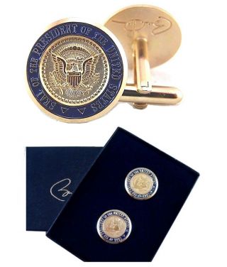 These Are Authentic White House Issued Barack Obama Presidential Seal Cufflinks 6