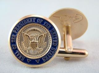 These Are Authentic White House Issued Barack Obama Presidential Seal Cufflinks 9