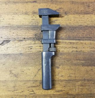 Rare Antique Billings Adjustable Monkey Wrench • Vintage Mechanic Old Tools ☆usa