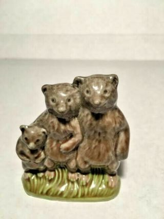 Large Vintage Wade Nursery Porcelain The Three Bears Figure