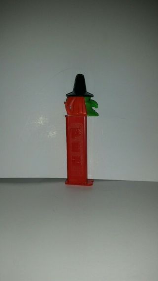 Red Witch Green Face Pez