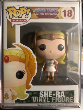 Funko Pop Masters Of The Universe She Ra Retired With Pop Stack Protector